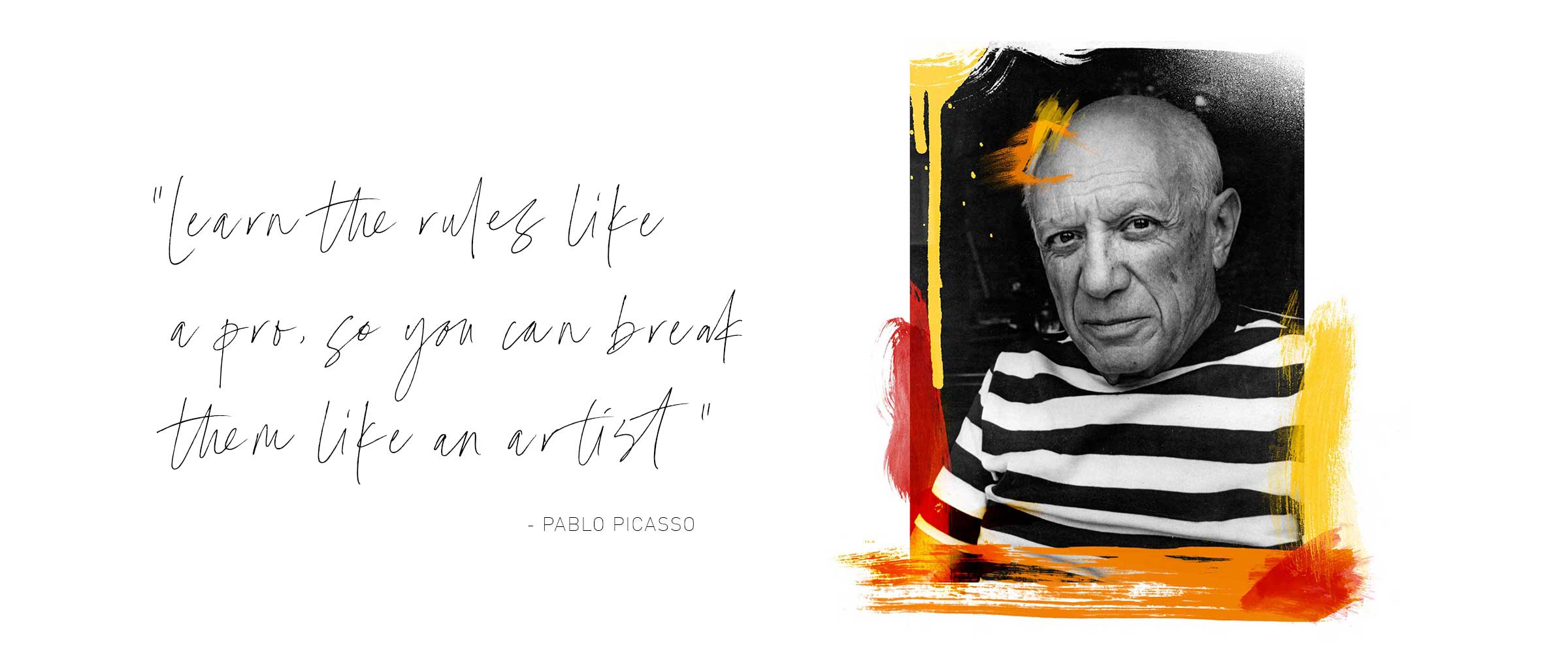 Agile Picasso Art and Quote