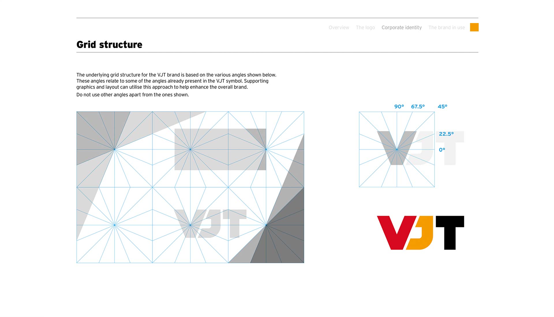 VJ Technology Brand Guidelines Grid Structure