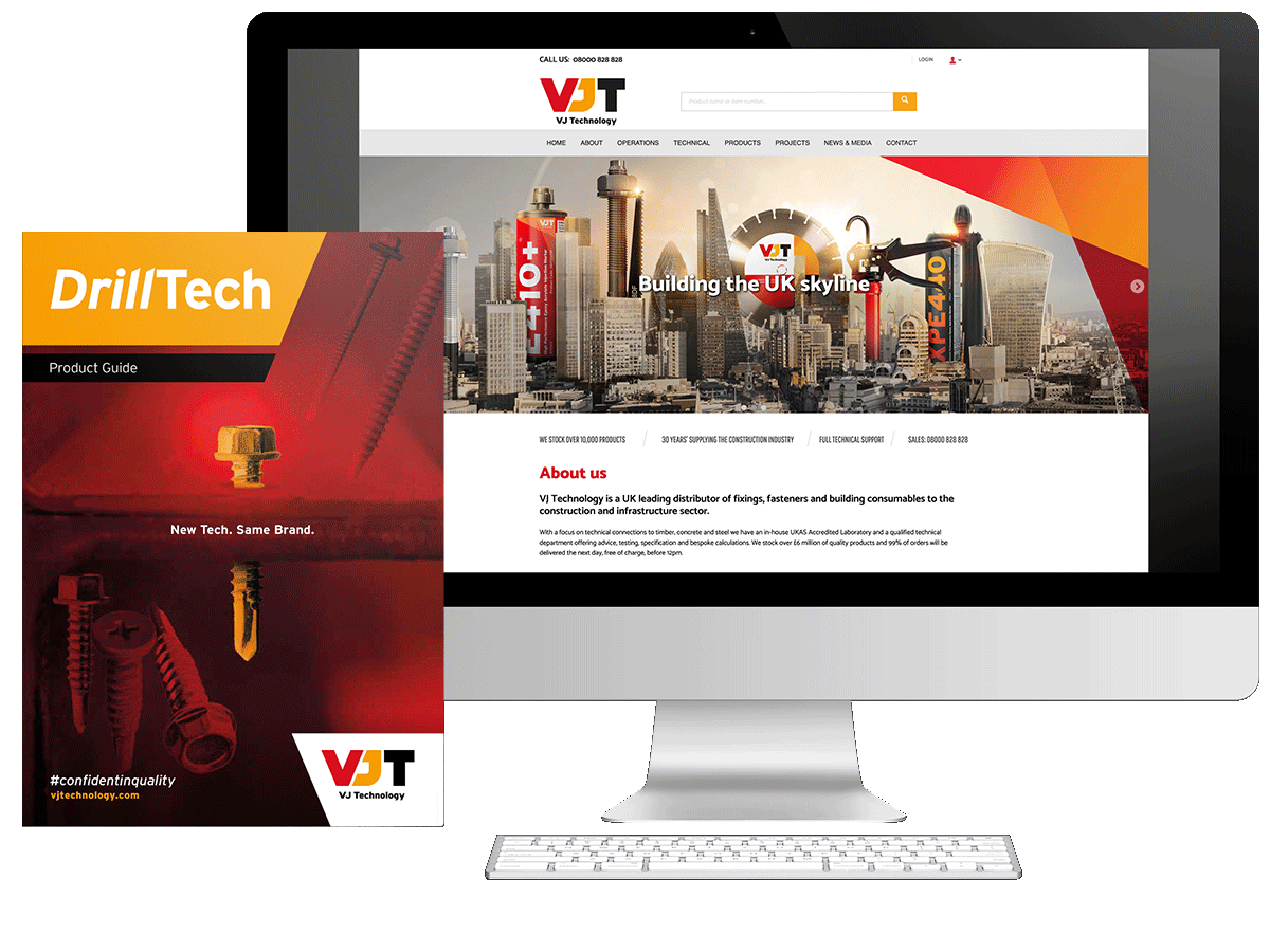 VJ Technology - Showcase-New - Website and Brochure